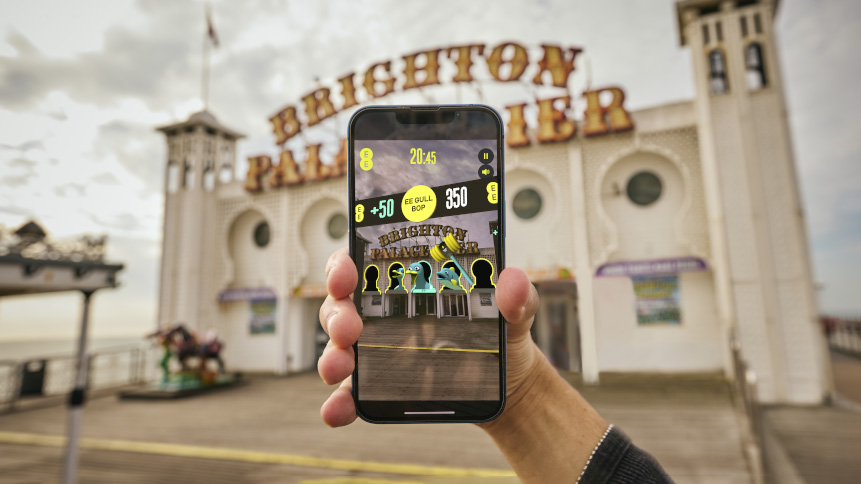 EE Game Day Brighton AR Game